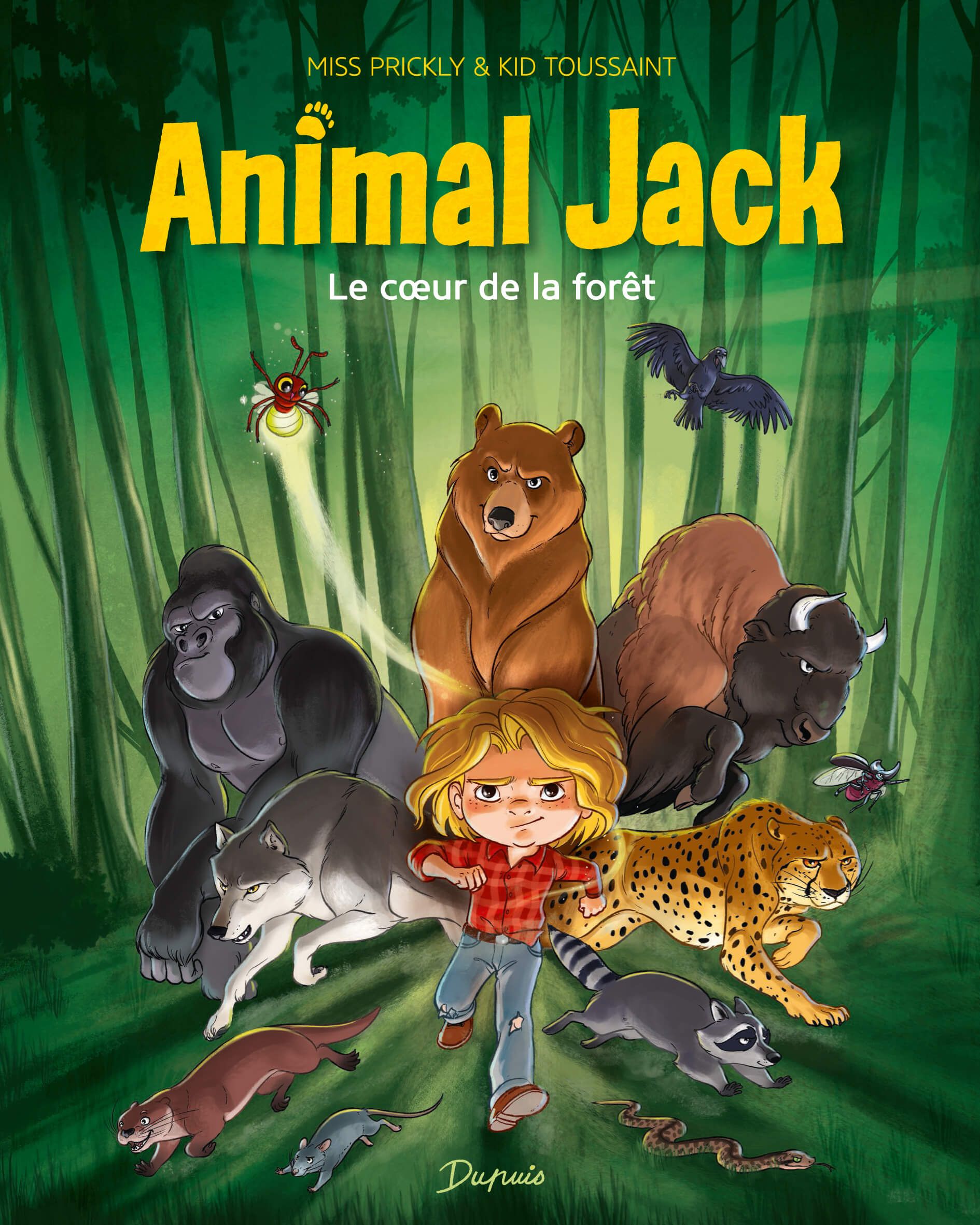 Bande dessinée Animal Jack - Illustration Miss Prickly